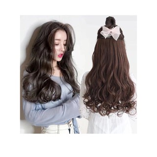 Long Curly hair wigs-brown