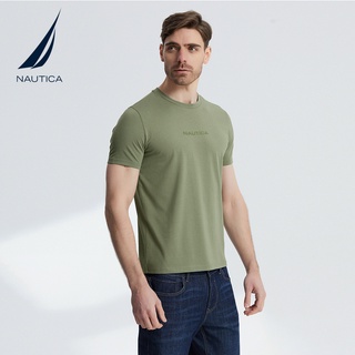 [S-5XL] Nautica / Nordica ใหม่ เสื้อยืดลําลอง ผ้าฝ้าย แขนสั้น คอกลม ระบายอากาศ เข้ากับทุกการแต่งกาย สําหรับผู้ชาย TO2218