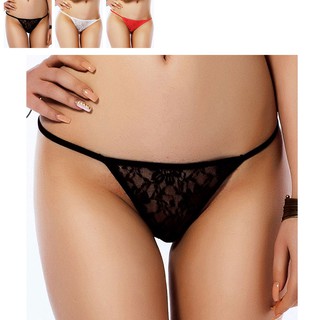 กางเกงชั้นใน G-String แต่งลูกไม้ เซ็กซี่ Plus Size