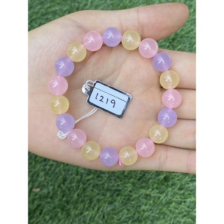 1219 กำไล คาซิโดนี (Chalcedony Beads Bracelet)