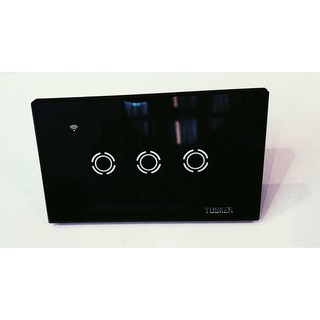 Tusker Smart Wall Switch 3Gang ( WiFi + RF 433 Mhz ) Support E-Welink [รับประกัน 6 เดือนเต็ม]