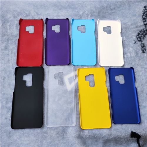 เคสโทรศัพท์พลาสติกพีซีแบบแข็งบางเฉียบบางเฉียบสําหรับ Samsung Galaxy S8 S9 Plus ไม่มีสีเหลืองฝาหลังโปร่งใส