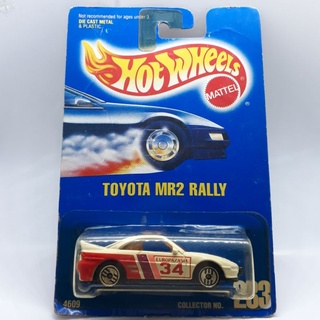 รถเหล็ก Hotwheels TOYOTA MR2 RALLY แพคเหลือง (ib21)