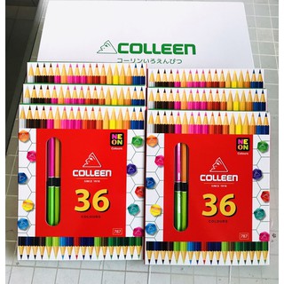 Colleen สีไม้คอลลีน 2 หัว 36สี