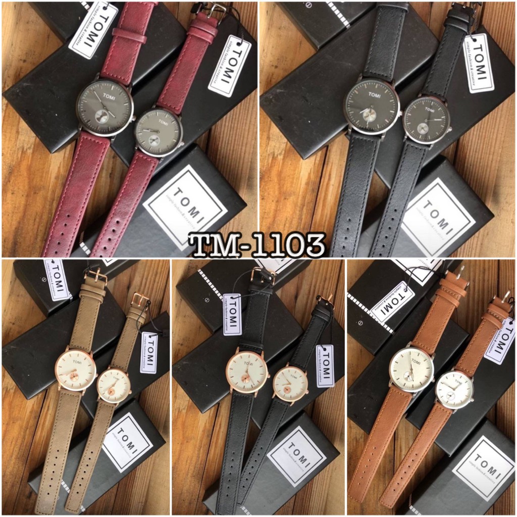 TM-1103 นาฬิกาข้อมือ Tomi พร้อมกล่อง นาฬิกาผู้ชาย มีเก็บเงินปลายทาง