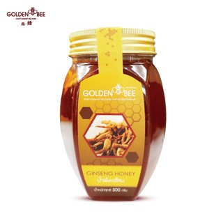 น้ำผึ้งป่า แช่โสม Ginseng Honey ขนาด 500 g. แบรนด์ Golden Bee