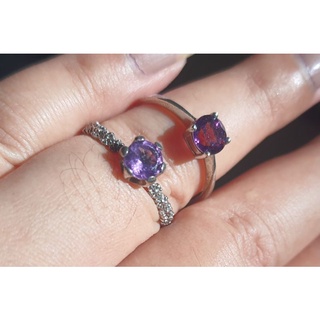 แหวนพลอยอเมทิสต์ Amethyst พลอยจันทบุรี พลอยแท้