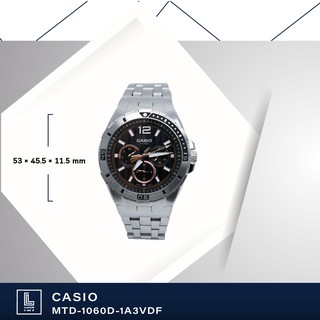 นาฬิกาข้อมือ casio รุ่น MTD-1060D-1A3VDF