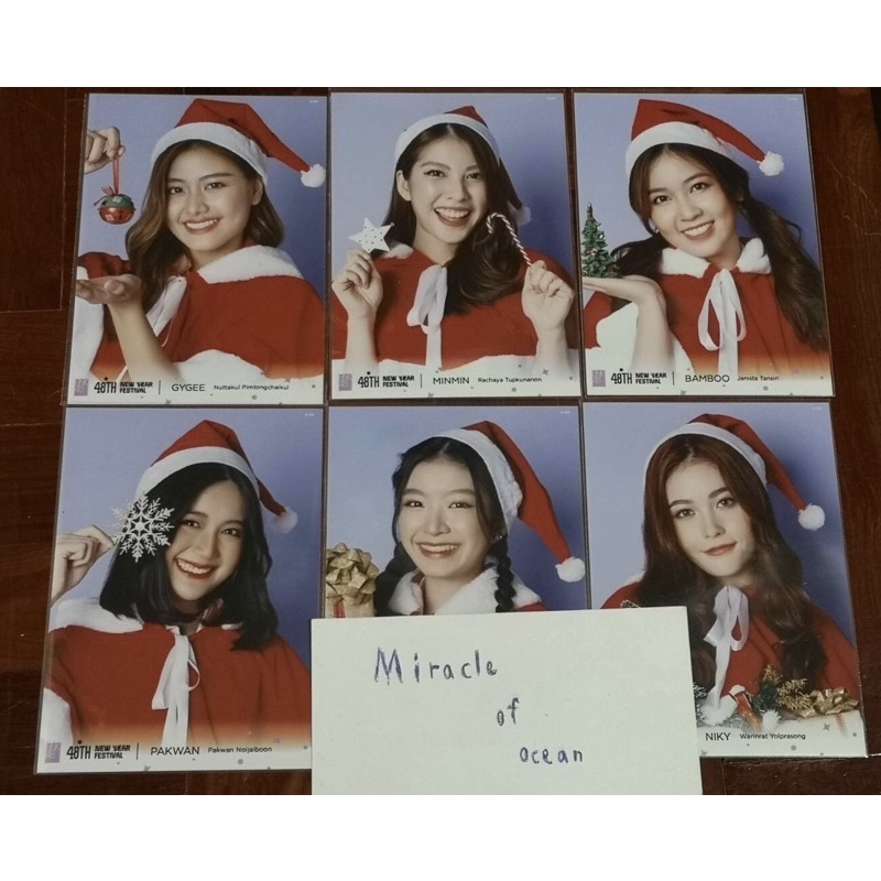 รุ่น2 photoset merry memorial ปีใหม่ แอคพิเศษ rare bnk48 แบมบู bamboo นิกี้ มายยู myyu พาขวัญ pakwan