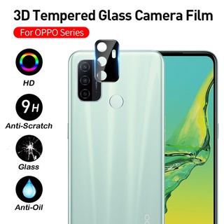 ฟิล์มกระจกนิรภัยกันรอยเลนส์กล้อง 3D สําหรับ Oppo A74 A55 A54 A92 A93 A33 A53 2020 A16 A32 A94 Reno 4 6 Pro 5F