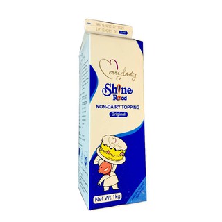 ecook วิปปิ้งครีม ไชน์โรด shine road non daily original whip  topping 1000g