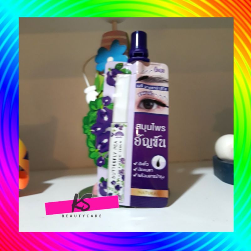 เมจิ มาสคาร่าสีใส 3 กรัม meiji butterfly pea lash&brow serum สมุนไพรอัญชัน