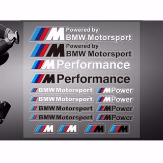 สติกเกอร์ ลายตัวอักษร สำหรับติดรถยนต์ BMW