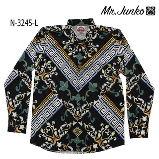 ⚡ ส่งฟรี⚡เสื้อเชิ้ตอาเสี่ย แแขนยาว งานต่อลาย Mr-Junko N-3245-L ราคาคุ้มค่าที่สุด