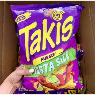 Takis FUEGO & BLUE HEAT Hot Chili Pepper & Lime Tortilla Chips ขนม usa