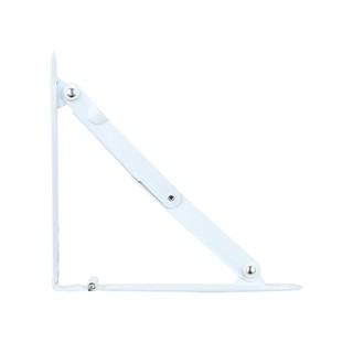 แขนรับชั้นเหล็ก 20x20 ซม.. HAFELE พับได้ สีขาวBRACKET IRON 20X20CM HAFELE FOLDABLE WHITE