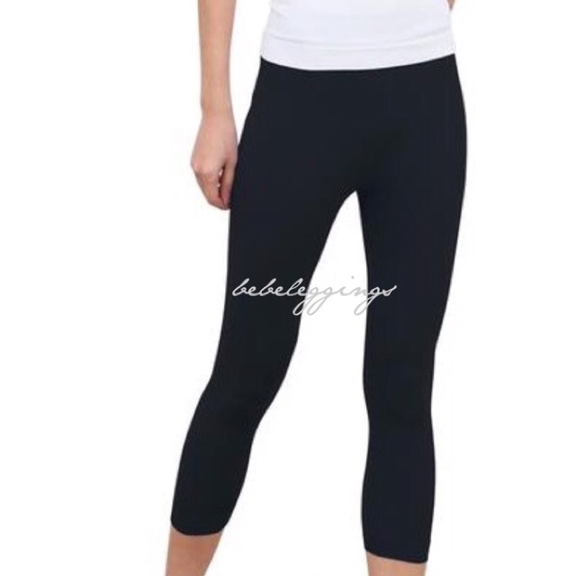 ใส่สบายเรย่อน100%กางเกงเลคกิ้ง Leggingsเย็นสบายห้าส่วน