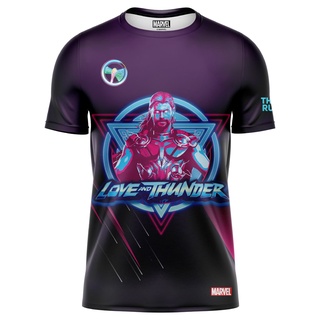 [ THRUNSEP1 ลด60บาท ]    Thairun (ไทยรัน) เสื้อออกกำลังกายสำหรับการวิ่ง MARVEL Thor Love &amp; Thunder ลิขสิทธิ์แท้