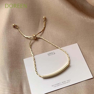 Doreen สร้อยข้อมือแบบปรับได้สไตล์เกาหลีสําหรับผู้หญิง