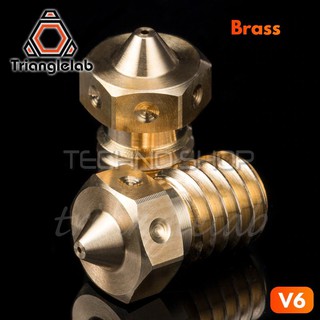 TRIANGLELAB Top quality V6 Nozzle for 3D printers hotend printer nozzle for E3D hotend titan extruder prusa i3 mk3