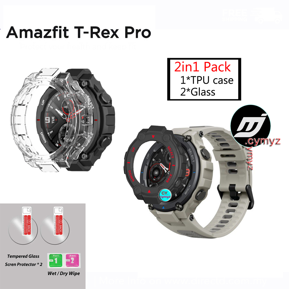 Amazfit T-Rex Pro เคสกรอบป้องกันสําหรับ Xiaomi Huami Amazfit T Rex