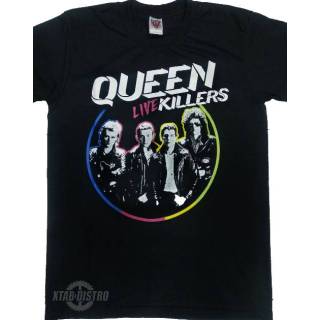 เสื้อยืดอินเทรนด์ผู้ชายอินเทรนด์ผู้หญิงRock legend QUEEN Music Shirt 2 เสื้อเชิ้ตวงร็อคเมทัลคลาสสิกS-3XL