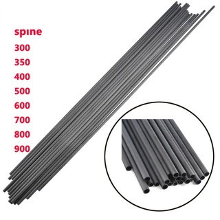 12pcs  ID 6.2mm Pure Carbon Arrow Shafts กระดูกสันหลัง 340 400 500 600 DIY ยิงธนูสำหรับ Bow การล่าสัตว์เกมส์ยิง