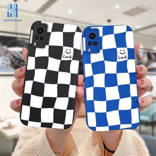 Angel Eyes Case Samsung A10 A10S M01S A12 5G A125 M12 F12 A30 A02S A51 A515F A32 4G J7 Prime M10S A20 A207F A50 A30S A50S A51 M40S A205 A305 M02S A025 F02S A20S M10 Chessboard Luck Smiley TPU Silicone Phone Casing
