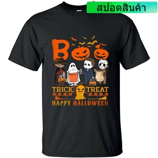 ขายดี เสื้อยืด พิมพ์ลายผี Michael Myers Super illains Halloween Jason Freddy Ghost face คลาสิก ของขวัญ ENpedn64PIojcd32