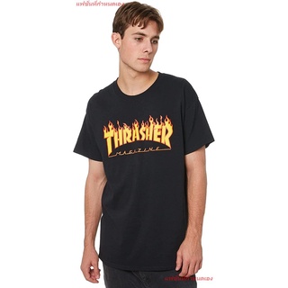 แฟชั่นที่กำหนดเอง Thrasher เสื้อยืดพิมพ์ลาย Thrasher Flame Short Sleeve T-Shirt แนวสตรีท เสื้อยืดผู้ชาย เสื้อผู้หญิง cot