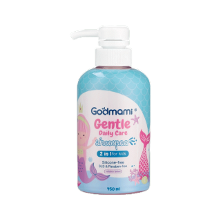 [ลด 60.- ใส่โค้ด AOYTWEV]Godmami Gentle Daily Care Shampoo แชมพูผสมคอนดิชันเนอร์ (2 in 1)