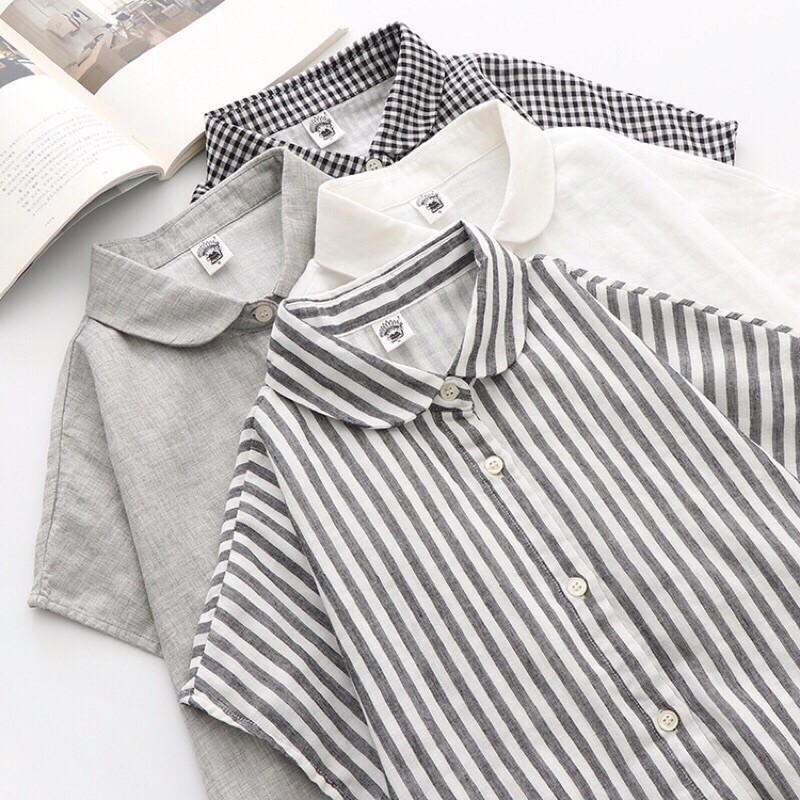 Herbie เสื้อคอบัว - แขนล้ำ แขนปาด เสื้อสไตล์ญี่ปุ่น มินิมอล มูจิ ผ้าสาลู 2 ชั้น MyCotton 2021
