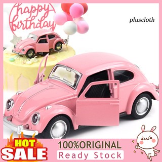 Plu_ โมเดลรถยนต์ 1 / 36 Diecast สําหรับ Bmw Mini Beetle Fiat