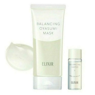 Shiseido Elixir Balancing OYASUMI mask 90g. สลีปปิ้งมาสก์ ฟรีน้ำตบ