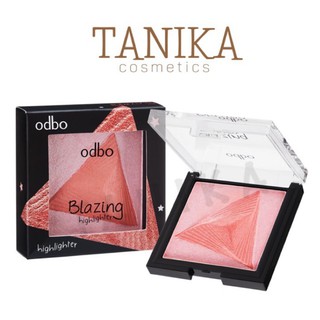 ไฮไลท์เนื้อฝุ่น โอดีบีโอ เบลซิ่งไฮไลท์เตอร์ ประกายชิมเมอร์ #OD134 Blazing highlighter