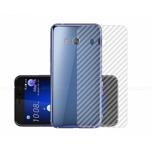ฟิล์มกันรอยด้านหลังลายคาร์บอนไฟเบอร์ HTC U12+,U Ultra,U11,U11+  - Carbon fiber Back  protector for H