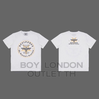 Boy London T-SHIRT รหัส : B92TS1103U สี: White/Gold