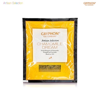 Gryphon Tea Chamomile Dream กริฟฟอน ชาสมุนไพร คาโมมายล์ ดรีม (แพค 20 ซอง ไม่มีกล่อง)