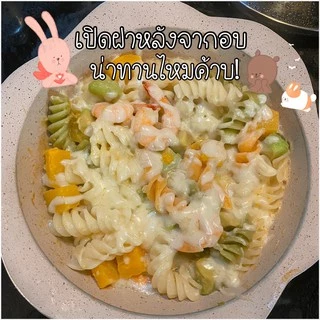 JINNY พาสต้าเกลียวผสมผัก 3 สี, พาสต้าเด็ก (ผลิตจากวัตถุดิบธรรมชาติ 100%)