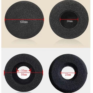 หูฟังแผ่นรองหูฟังฟองน้ํา Earmuffs สําหรับ Plantronics SupraPlus และ HW251N Blackwire C225 3220 3210 H251