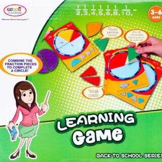 Fraction Game เกมเศษส่วนวงกลม