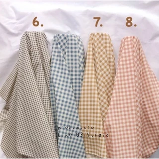 ผ้าปูโต๊ะ ผ้าเอนกประสงค์🧵เย็บขอบกันด้ายรุ่ยให้ฟรี‼️เนื้อดี ผ้านิ่ม ผ้าสีน้ำตาล ผ้าสีเอิร์ธโทน