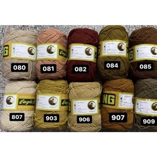 ไหมพรมอีเกิล Eagle ไหมอีเกิ้ล 420หลา 🧶 มี 105 สี (ม้วนใหญ่) ไหมคุณภาพดี ไหมพรม