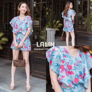 Lalin LA5 Set2ชิ้น เสื้องานกระดุมหน้า ดีเทลเเขนเเต่วงระบาย พริ้วๆน่ารักมากค่ะ มาพร้อมกางเกงขาสั้นเอวสูง ทรงสวยมากค่ะ