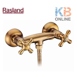 CA 102215BH ก๊อกผสมยืนอาบพร้อมฝักบัวมือ สีทองแดง | CA 102215BH Bath Mixer and Hand Shower series CLASSICAL RASLAND