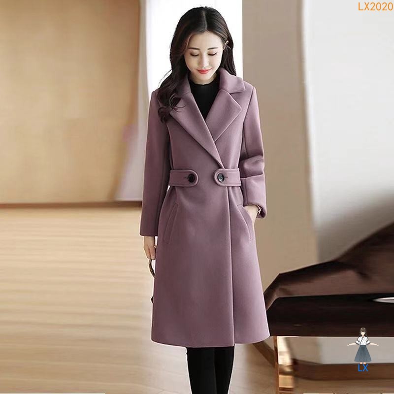 Thigh length cheap coat women's