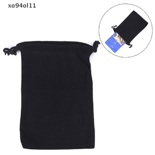 Xo94ol กระเป๋าผ้ากํามะหยี่ แบบผูกเชือก สําหรับใส่ลูกเต๋า เครื่องประดับ