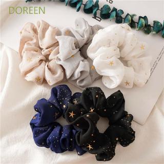 DOREEN Summer Elastic Star Fabric Women Hair Rope