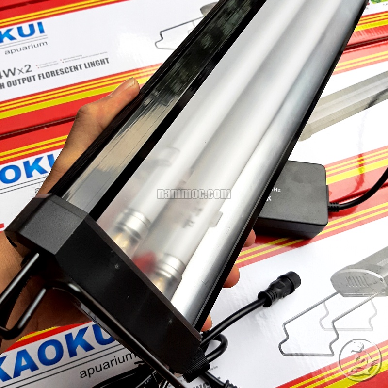 T5HO 60-80cm KAOKUI Trough Light 2 หลอด - ไฟ 10 || T5 Trough Light เหมาะสําหรับตู้ปลา - Arowana Pom