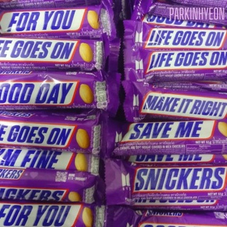 SNICKERS BTS 100 ชิ้น!!! พร้อมส่ง